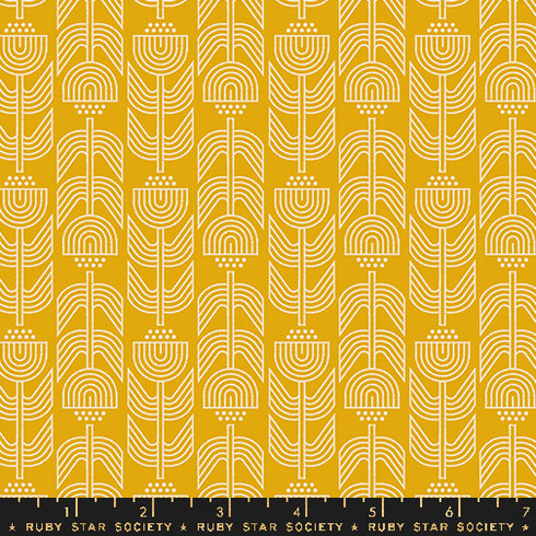 Woodland Park Ironworks in Goldenrod RS1087 12 - Ruby Star Society Sold by the Half Yard